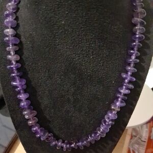 Elegant Purple Beaded Necklace